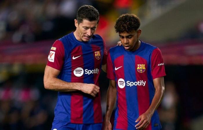 FC Barcelona: 10 days of absence for Lewandowski, 2 to 3 weeks for Yamal