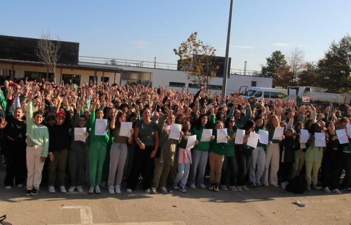 Montech. Middle school students say no to harassment