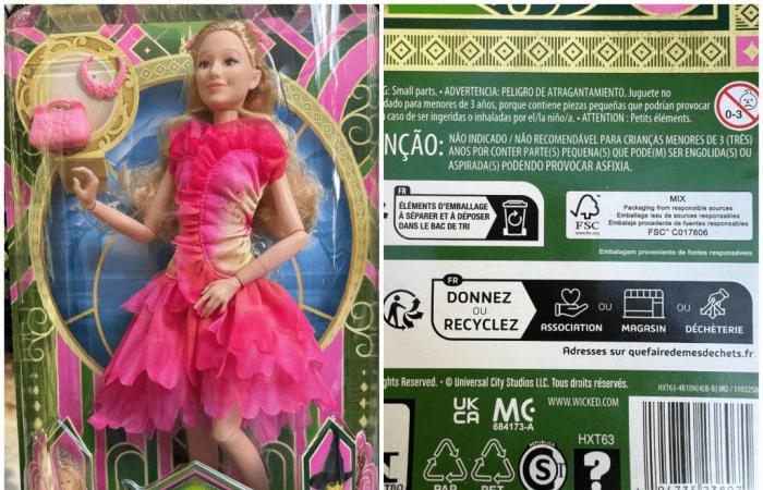 Mattel wrote the address of a pornographic site on the box of Wicked dolls