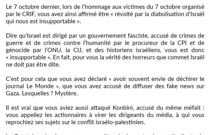 Arthur calls for the lifting of Aymeric Caron’s parliamentary immunity and takes him to court while the MP once again accused him of “condoning a genocide in Gaza” – Video