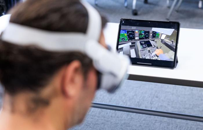 Virtual reality | Future pilots trained using Apple Vision Pro at CAE