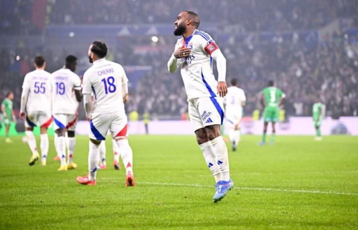 Lacazette's goal to offer the derby to the Lyonnais