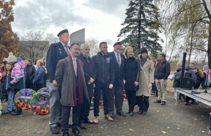 Saint-Bruno: commemoration of Remembrance Day