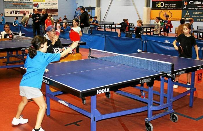 In Quimper, 64 table tennis players compete in the first round of the South Finistère Youth Circuit