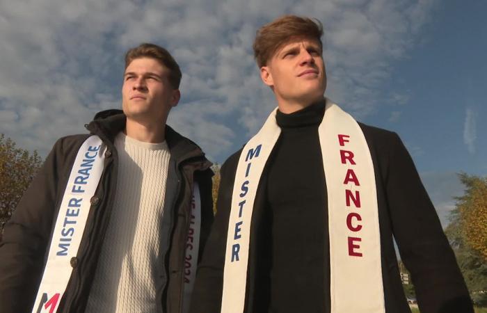 Mister France and Mister Rhône-Alpes, two Haut-Savoyards who want to promote the male beauty contest