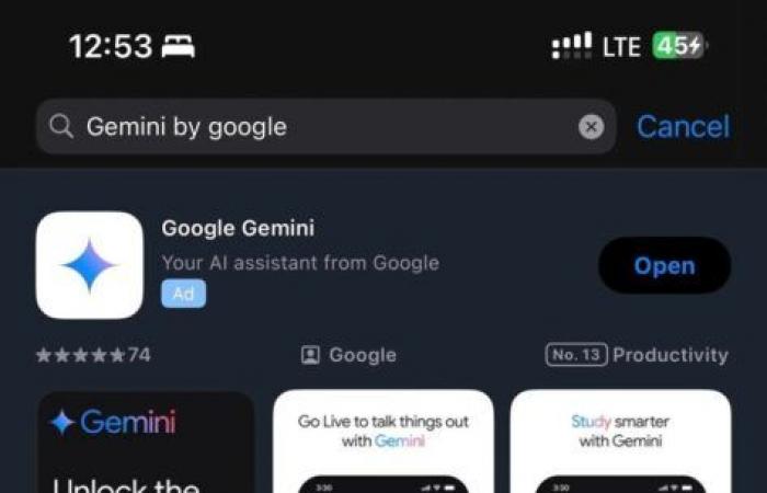 Google Gemini Standalone App Spotted On IOS