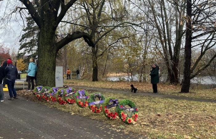 Saint-Bruno: commemoration of Remembrance Day