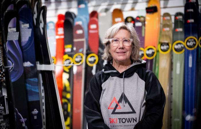 Slowing down in ski shops