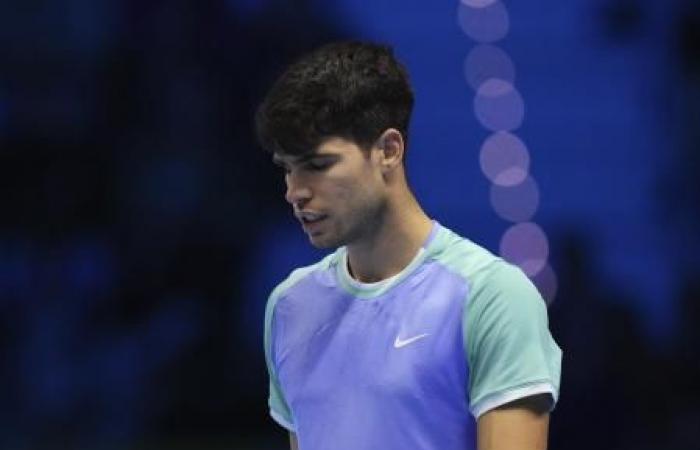 A very rare Alcaraz suffers an unexpected setback in the ATP Finals