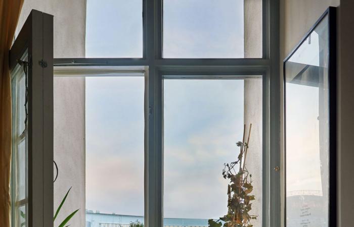 A vintage apartment of 117m2 with a view of the rooftops