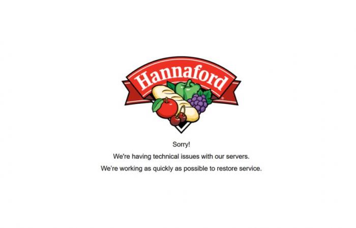 Hannaford website, app still down amid cybersecurity problem