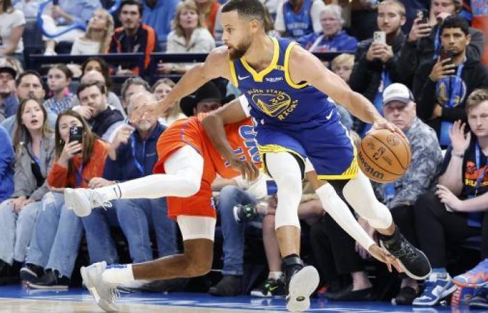 Stephen Curry explodes the Thunder defense • Basket USA