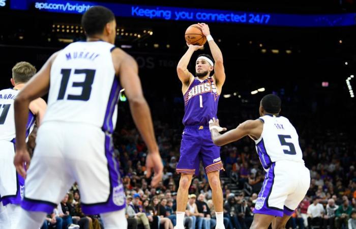 Suns lose OT crunch-time duel to Kings without Kevin Durant