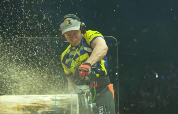 the Lumberjacks World Cup for the first time in France