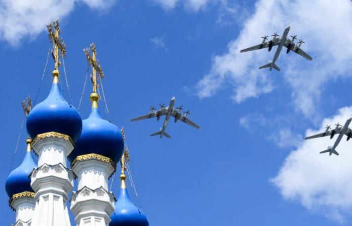 general air alert after takeoff of Russian bombers