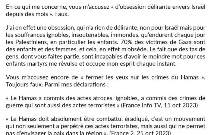 Arthur calls for the lifting of Aymeric Caron’s parliamentary immunity and takes him to court while the MP once again accused him of “condoning a genocide in Gaza” – Video