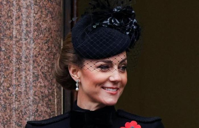 Photos of Kate Middleton during her first major official outing since the end of her treatment