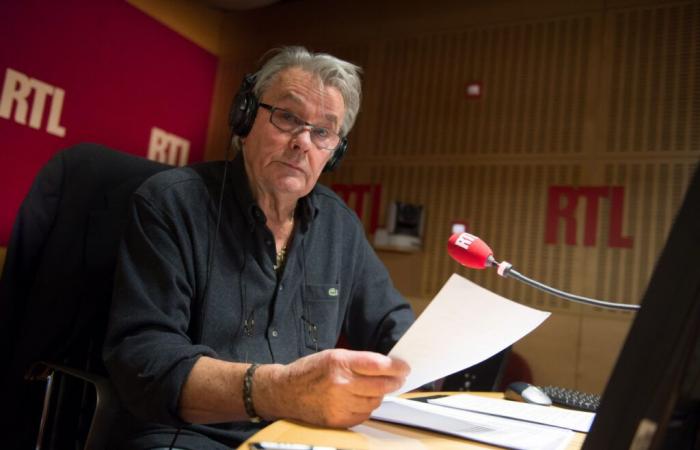 the day Alain Delon read letters from Poilus on RTL