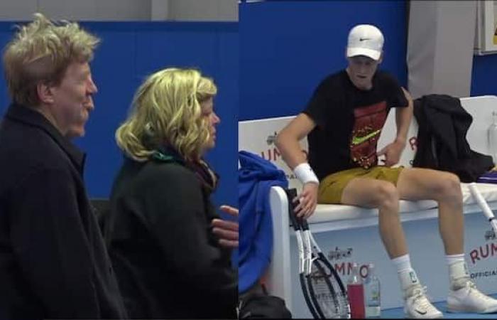 Sinner at the ATP Finals: today’s training towards the match with Fritz. Video