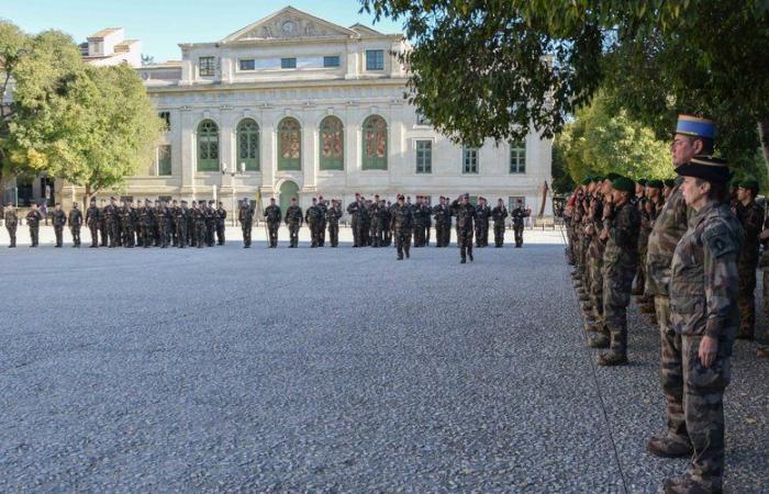 On this day, November 11, Nîmes celebrated its reservists with the ceremony of creation of the marching battalion of the 6th light armored brigade