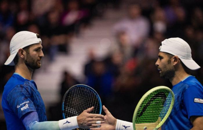 Bolelli-Vavassori knock down Bopanna-Ebden, the Turin native over the moon for the home win