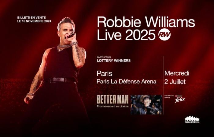 ROBBIE WILLIAMS – Paris La Défense Arena