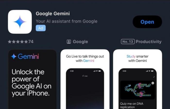 Google Gemini Standalone App Spotted On IOS