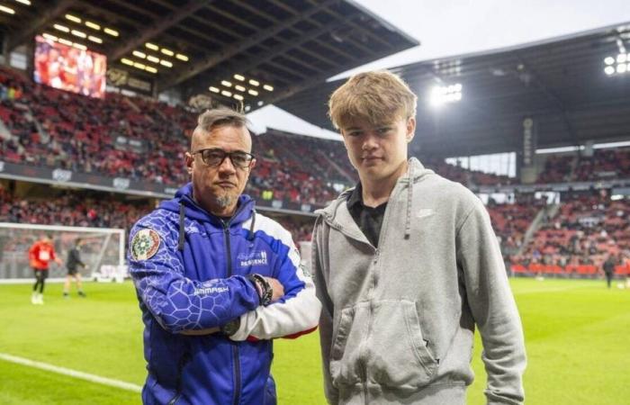 Victim of post-traumatic syndrome, this soldier kicked off the Rennes-Toulouse match