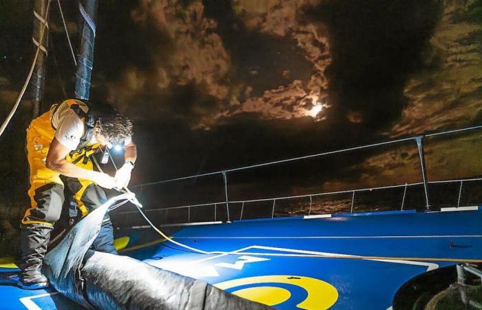 On the Vendée Globe, “at least at night you don’t see the waves”