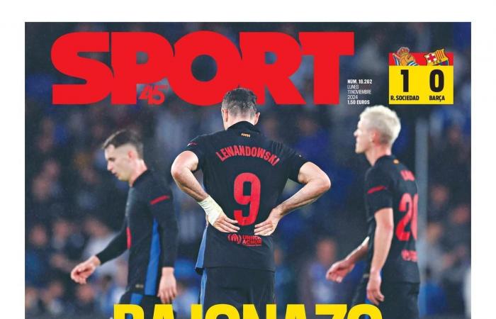 Today’s SPORT cover Monday, November 11, 2024