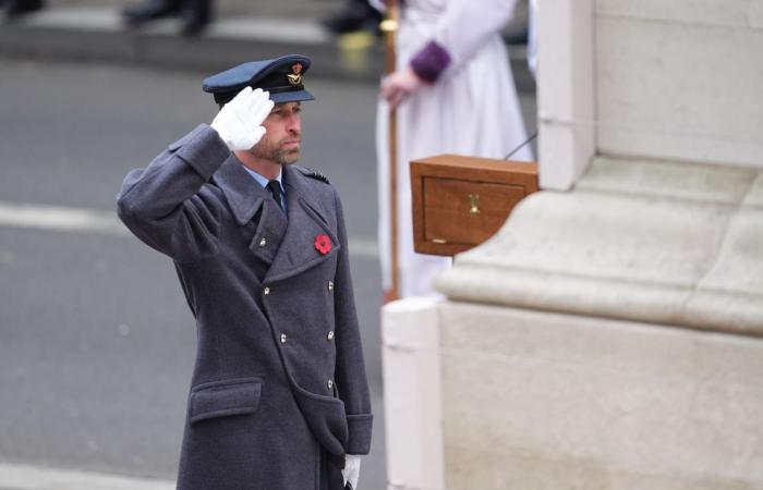 Princess of Wales attends Remembrance events with royal family