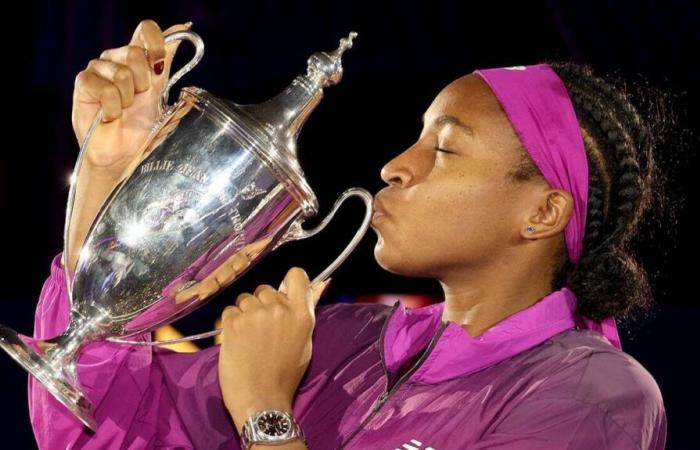 WTA ranking. Despite his victory at the Masters, Gauff remains third