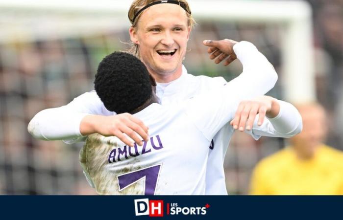 Kasper Dolberg came home with the match ball, but was stunned when he heard the good news: “Oh, so, am I the top scorer?”