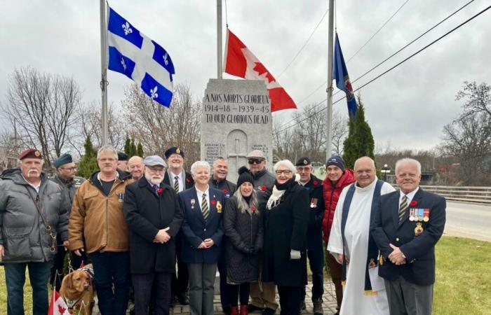 The Royal Canadian Legion of Maniwaki marks Remembrance Day