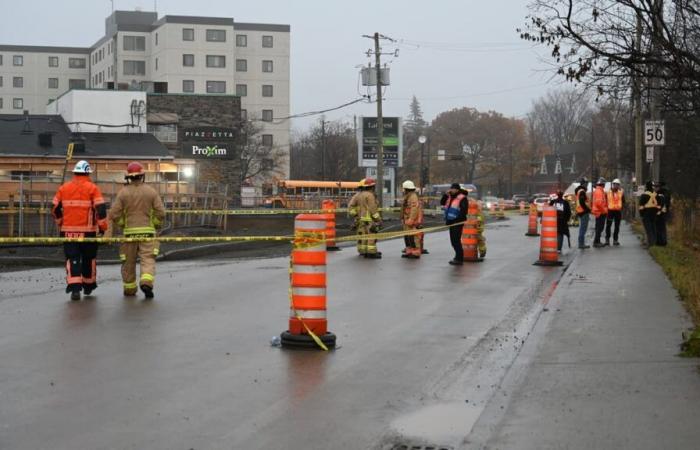 Subsidence: closure of Chemin Saint-Louis near Avenue des Hôtels