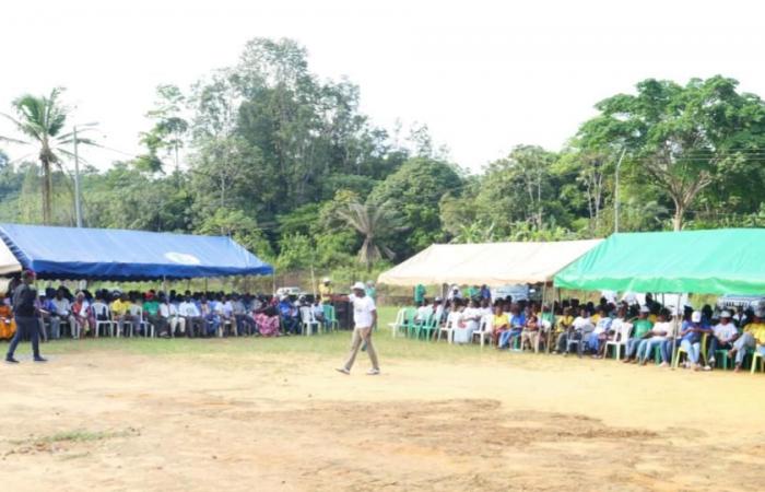 Referendum 2024: the populations of the Biweni-Diala canton in favor of YES to the new Constitution | Gabonmediatime.com