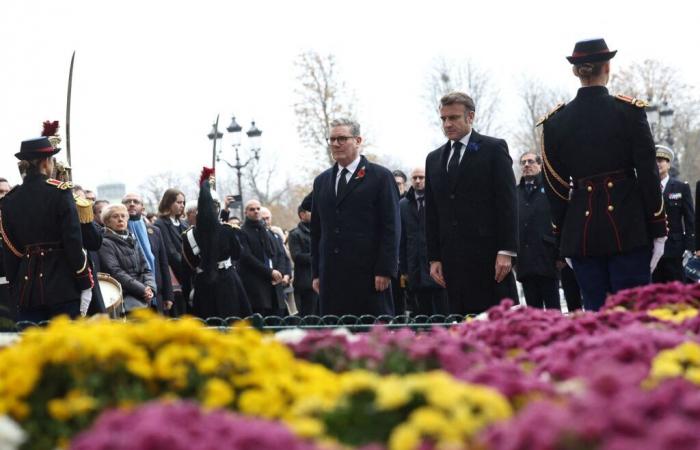 Emmanuel Macron and Keir Starmer commemorate Franco-British friendship