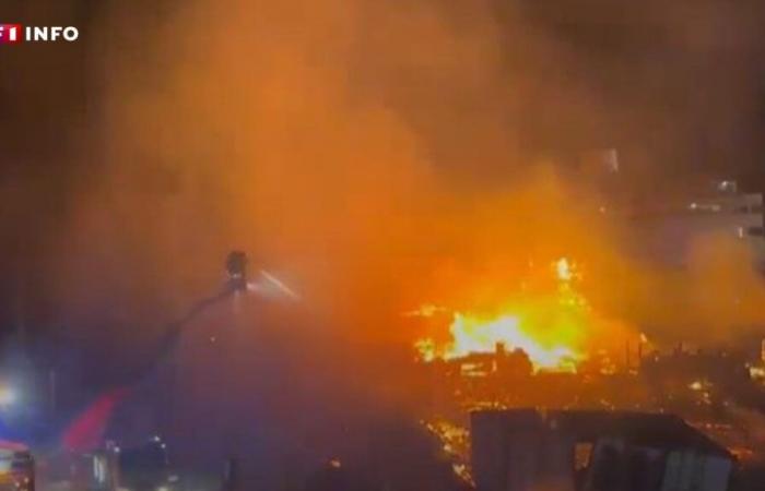 Pyrénées-Orientales: a spectacular fire devastates the Barcarès Christmas market