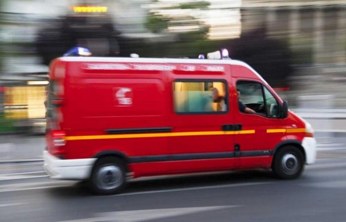 a 15-year-old passenger transported in absolute emergency to Reims