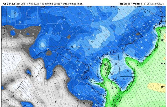 November 11 Veterans Day Weather Clearing And Mild Then Chilly Mid Week