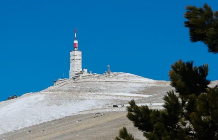 Weather report. Up to 15 centimeters of snow expected on Mont Ventoux this Tuesday, November 12