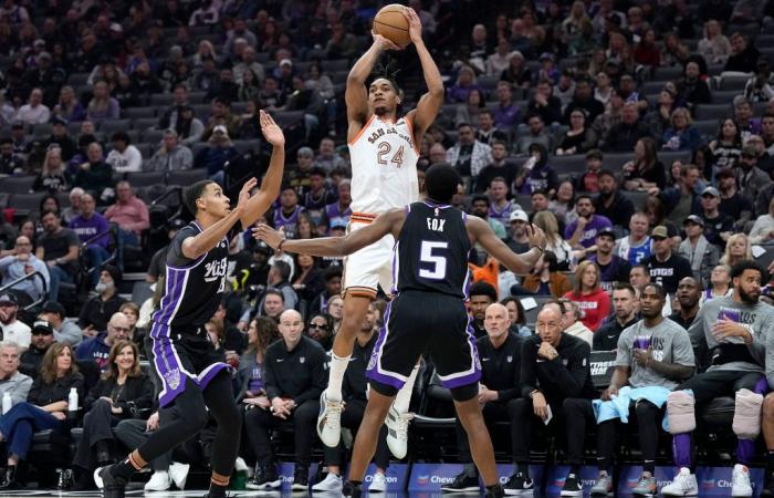 Kings three-point struggles lead to 119-96 loss to San Antonio