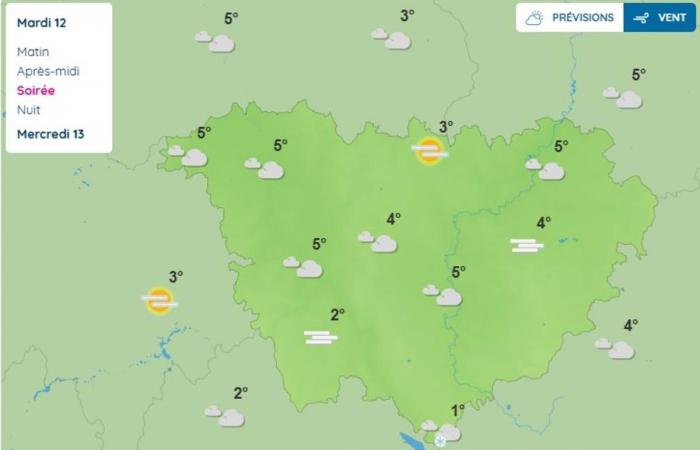 The weather forecast for this Tuesday in Haute-Loire