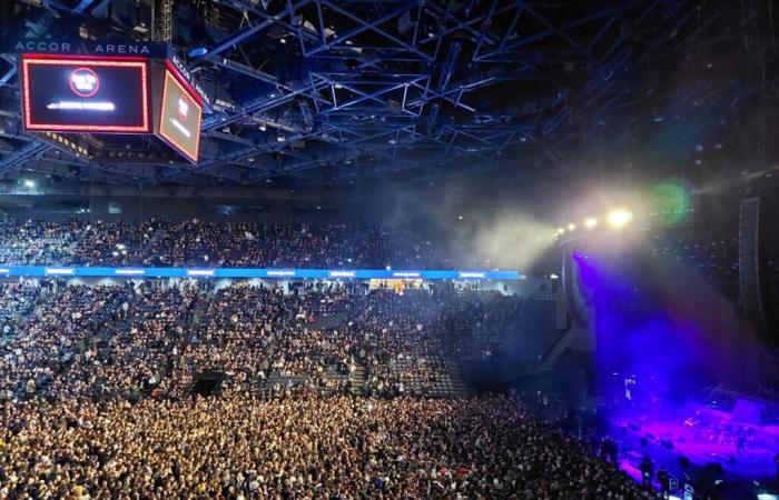 André Rieu in concert at the Accor Arena in Paris in March 2025