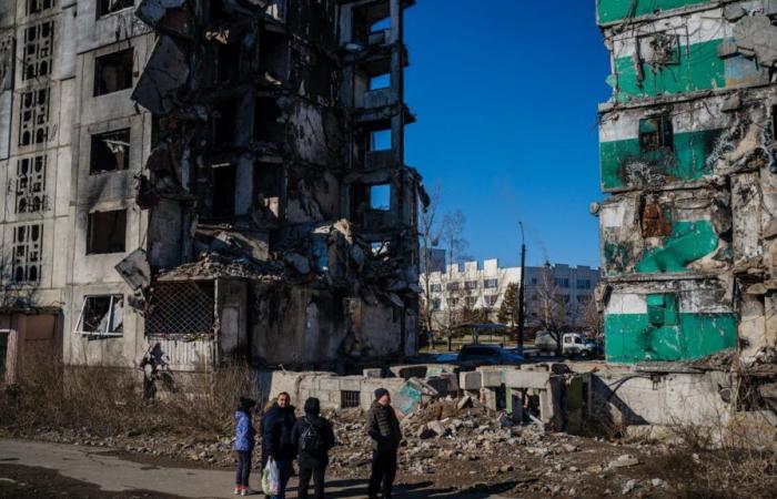 a woman and her three children killed by a Russian strike