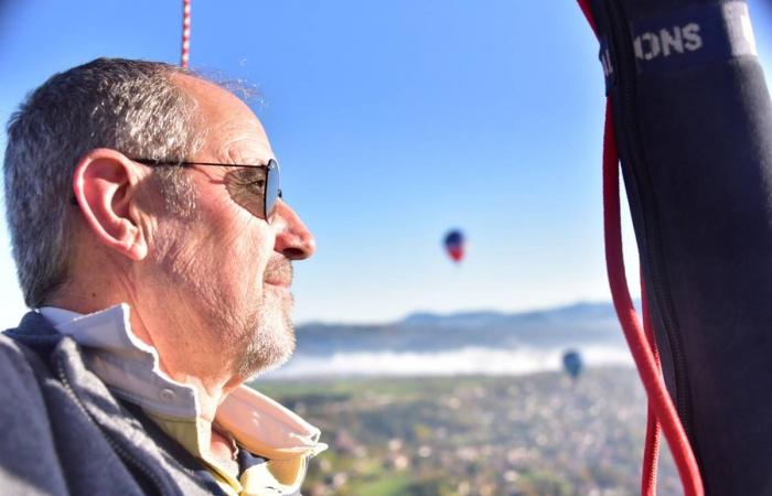 “It was absolutely superb”: this hot air balloon pilot amazed by his flight over the Haute-Loire