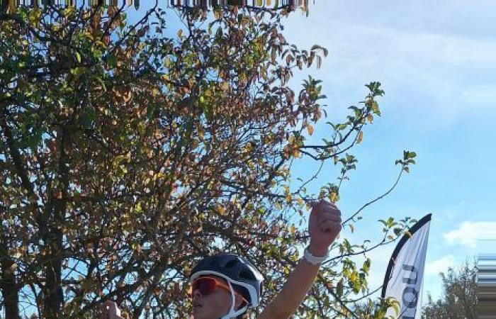 South Gironde – CYCLING — — Anthony Brégière winner of the Palu cyclo-cross in Saintes