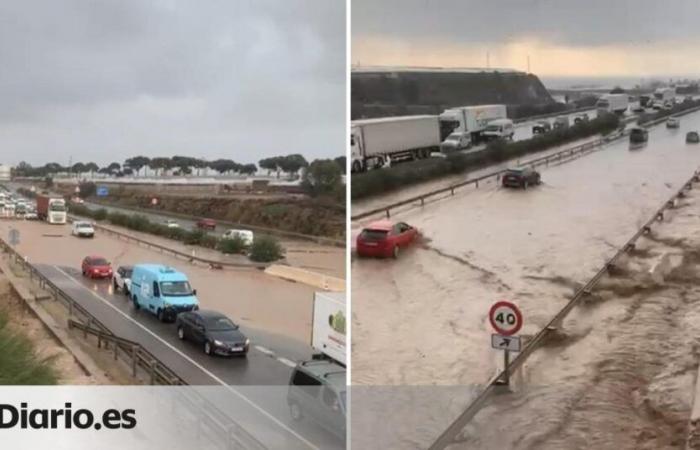 Heavy rains leave floods, vehicles swept away and rescues in Almería