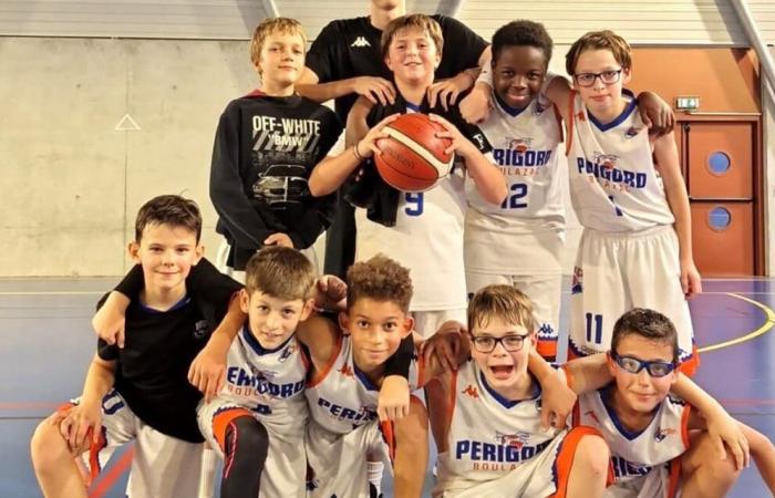 The under-13s of Boulazac basketball Dordogne are off to a good start at inter-departmental level