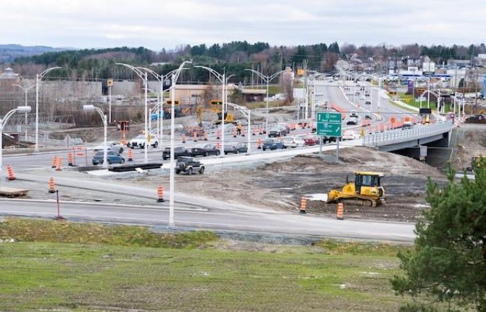 Early opening of the Darche interchange